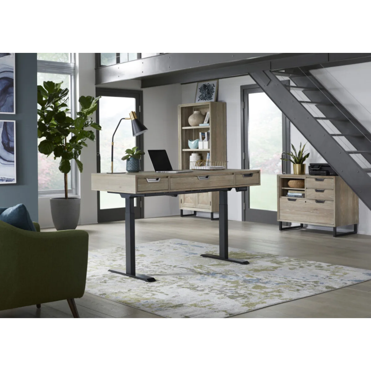 Harper Point Door Bookcase Bookcases Aspen Home 7