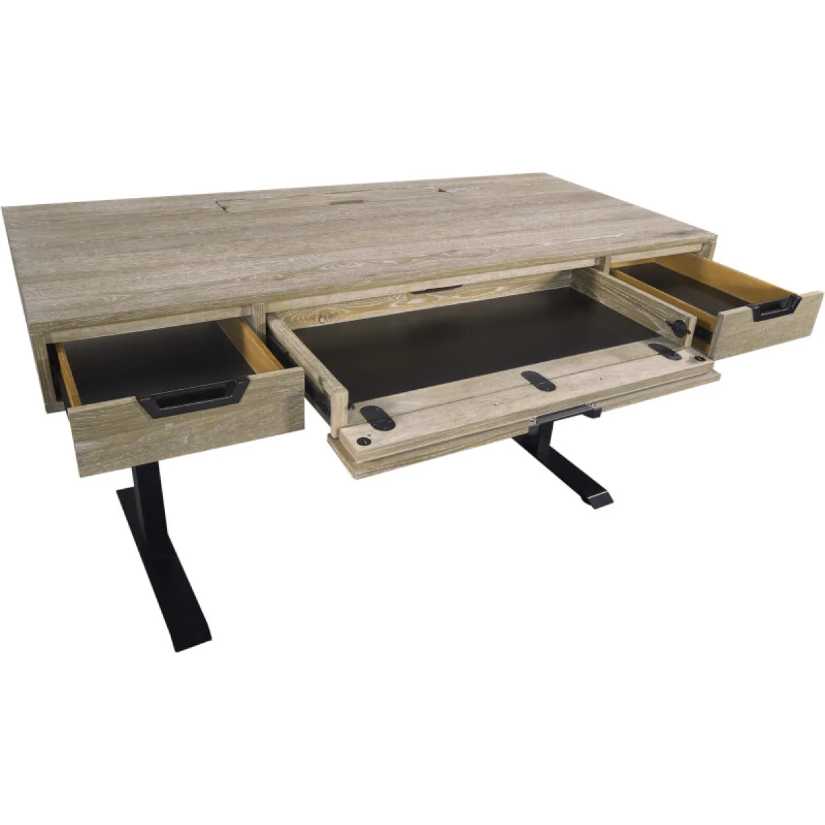 Harper Point 60″ Adj. Lift Desk Top (for Iuab-301-2) Desks Aspen Home 12