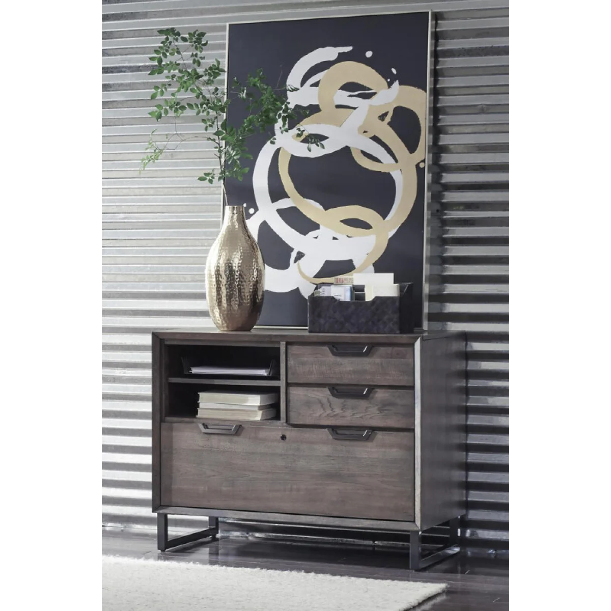 Harper Point Combo File Office Storage Aspen Home 11