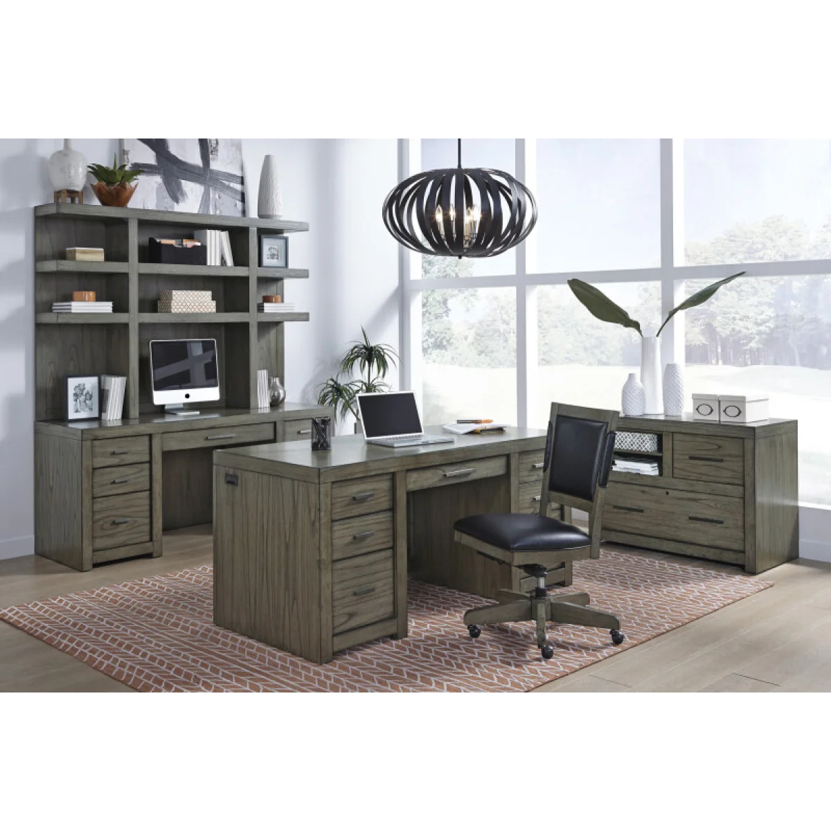 Modern Loft Combo File Office Storage Aspen Home 7