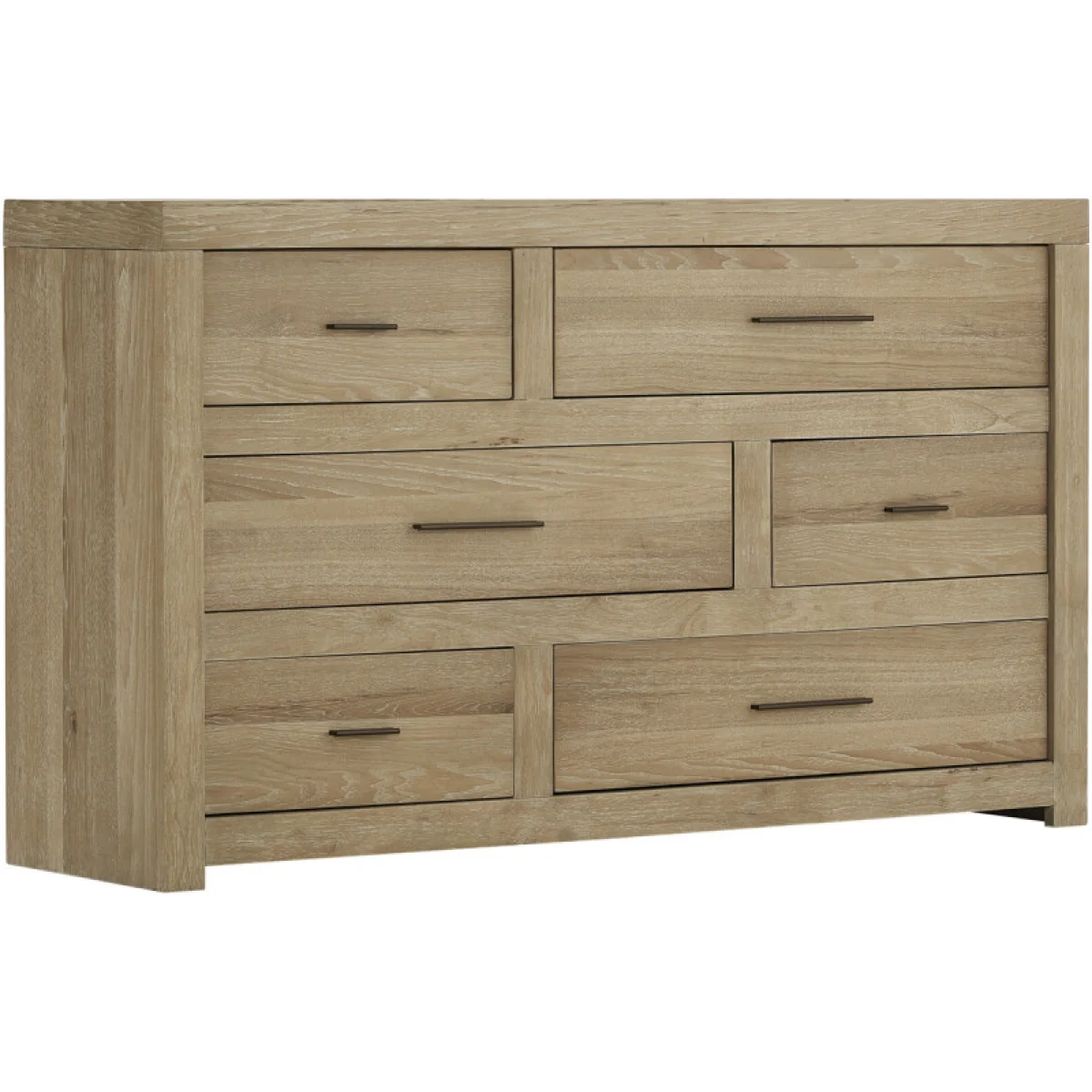 Modern Loft 6 Drawer Dresser Dressers Aspen Home 4
