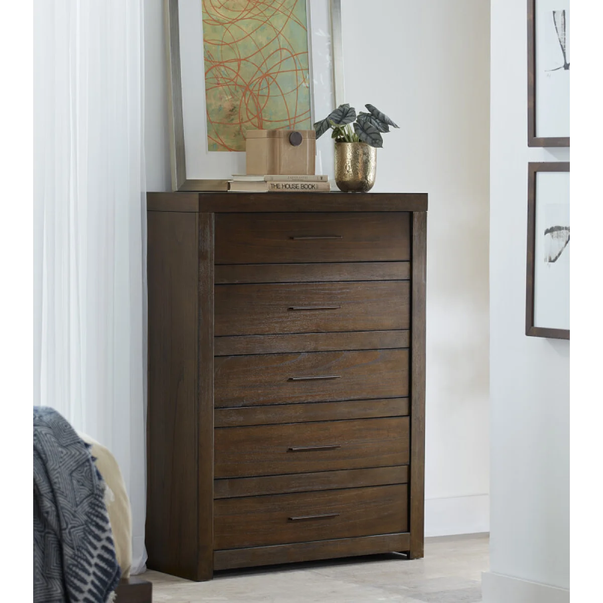Modern Loft 5 Drawer Chest Chests Aspen Home 9