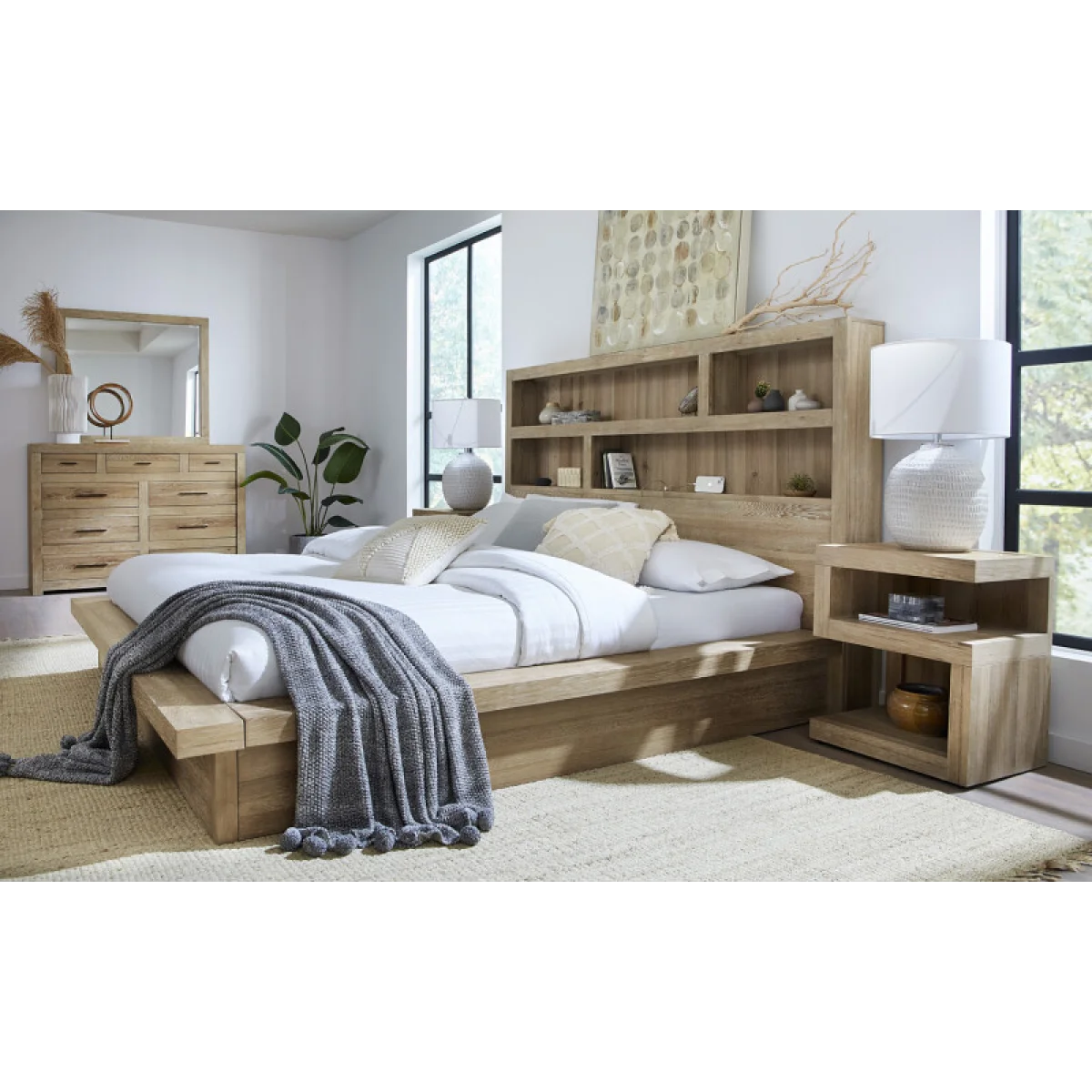 Modern Loft Queen Platform Hb Bed Parts Aspen Home 10