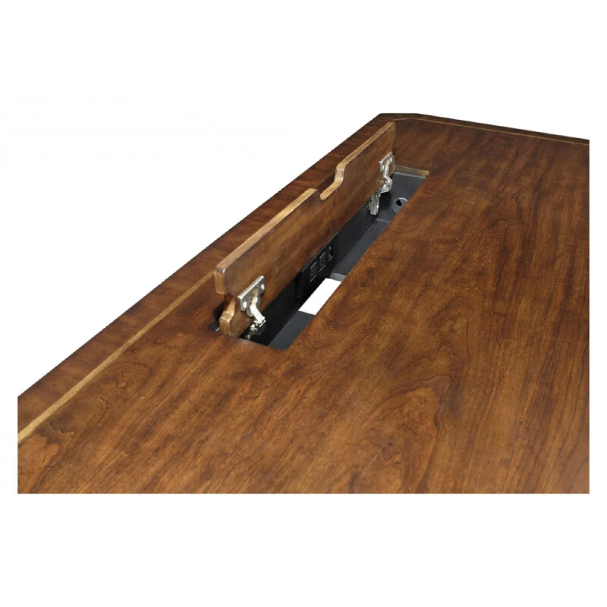 Caraway Adj. Desk Base – Black Desks Aged Ivory 9