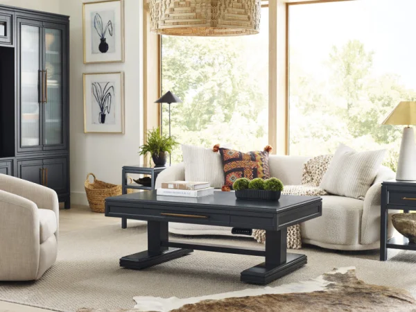 Alexander Adj. Table Base – Black (battery Op) Cocktail & Coffee Tables Aspen Home 17