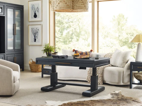 Alexander Adj. Table Base – Black (battery Op) Cocktail & Coffee Tables Aspen Home 18