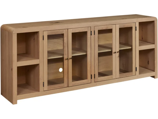 Cooper 84″ Console W/ 4 Doors Entertainment Stands Aspen Home