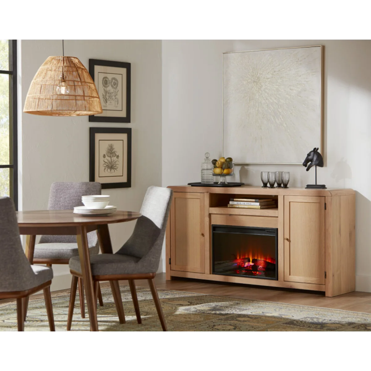 Cooper 66″ Fireplace Console Fireplaces Aspen Home 6