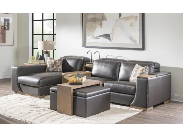 P2 Recliner Wood Swivel Tray On Right Arm, Wood Storage, Power Grommet On The Laf – Not Shown But Available Recliners Brown