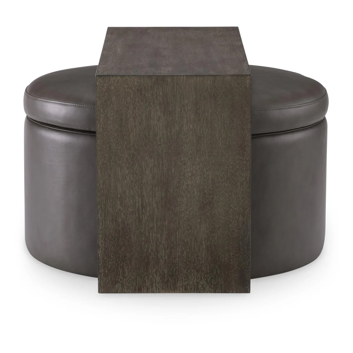 Swivel Ottoman On Casters Ottomans & Poufs Brown 6