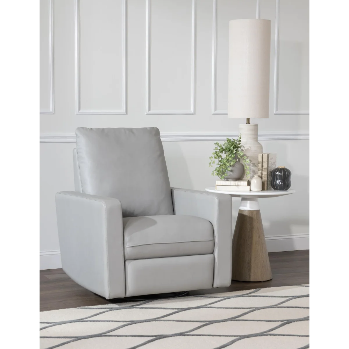 P1 Swivel Glider Recliners Gray 4