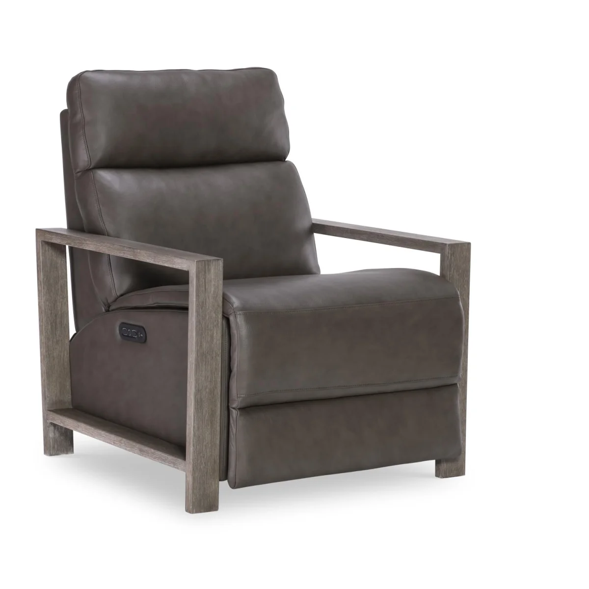 Wood Arm Recliner Recliners Brown 4
