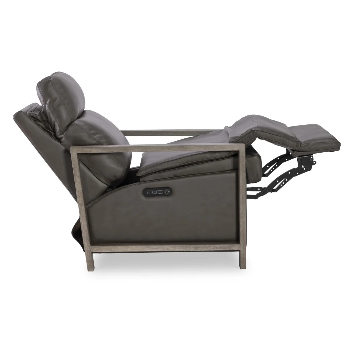 Wood Arm Recliner Recliners Brown 6