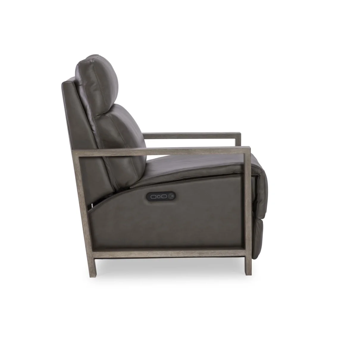 Wood Arm Recliner Recliners Brown 8