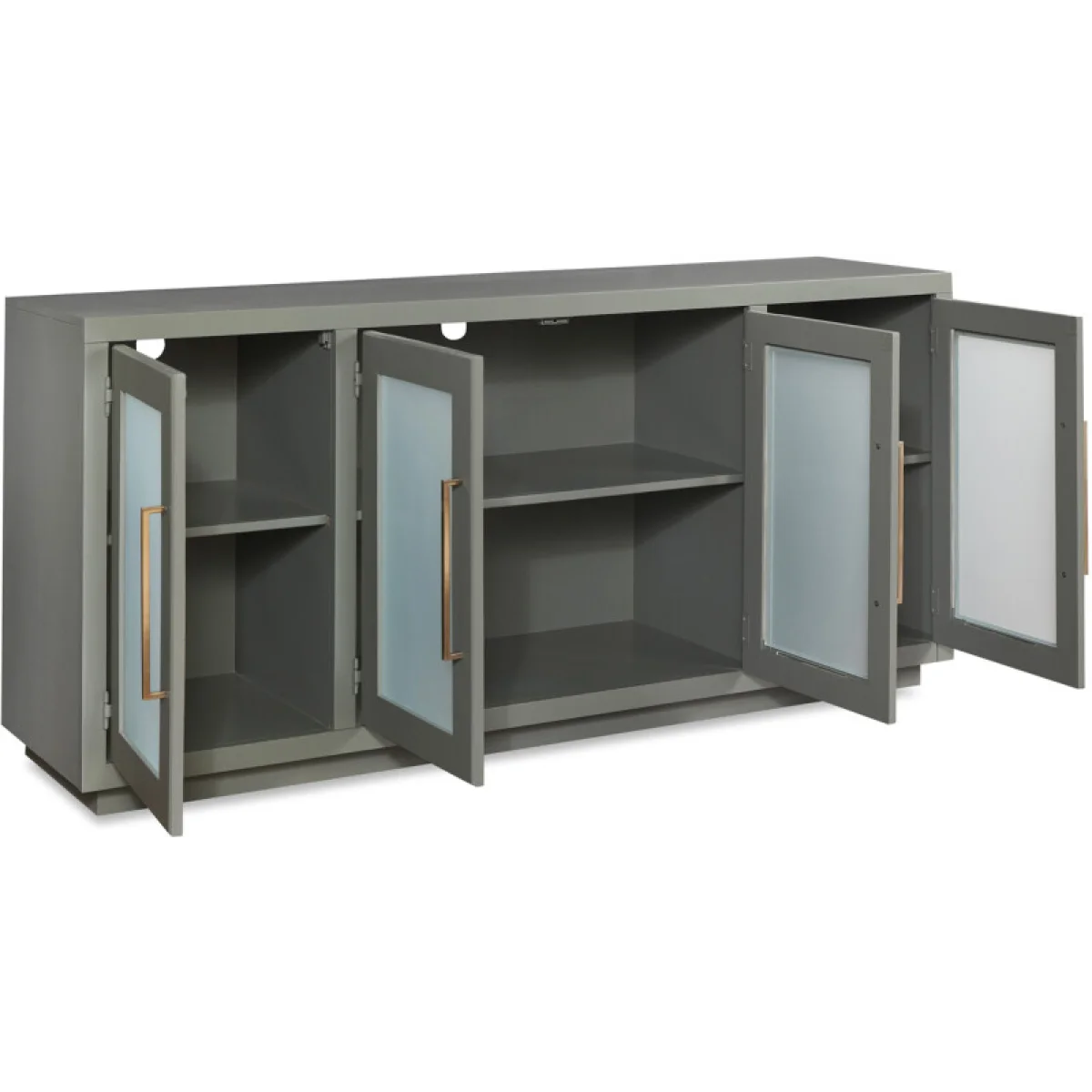 Perry 66″ Console W/ 4 Doors Entertainment Stands Aspen Home 14