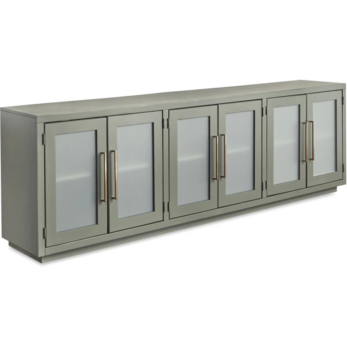Perry 97″ Console W/ 6 Doors MAA1270-BLK Entertainment Stands Aspen Home 4