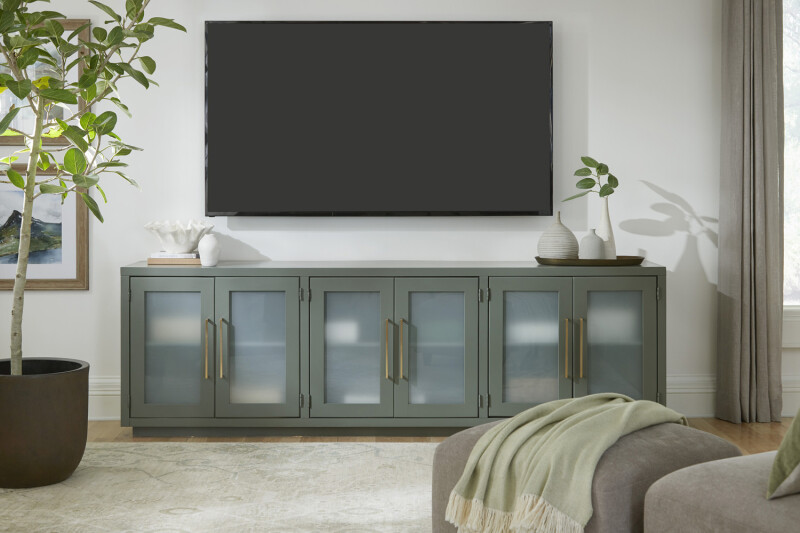 Perry 97″ Console W/ 6 Doors Entertainment Stands Aspen Home 14