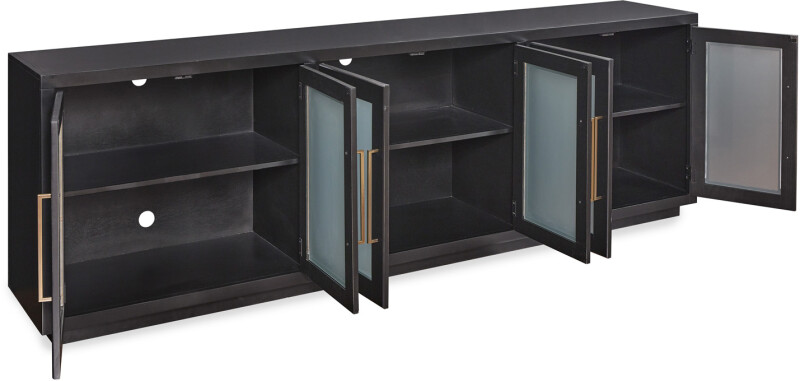 Perry 97″ Console W/ 6 Doors Entertainment Stands Aspen Home 9