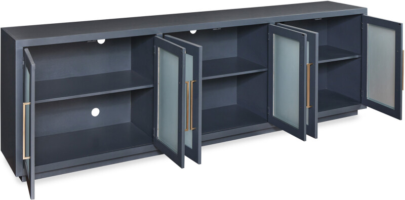 Perry 97″ Console W/ 6 Doors Entertainment Stands Aspen Home 7