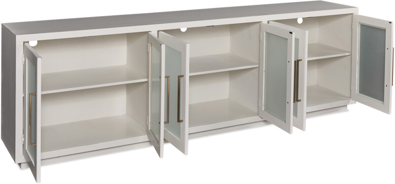 Perry 97″ Console W/ 6 Doors Entertainment Stands Aspen Home 6
