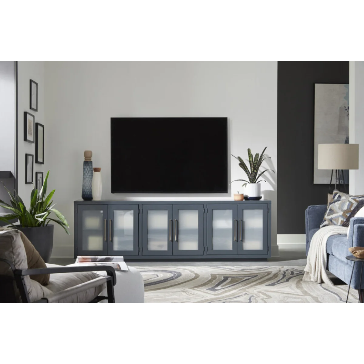 Perry 97″ Console W/ 6 Doors Entertainment Stands Aspen Home 8