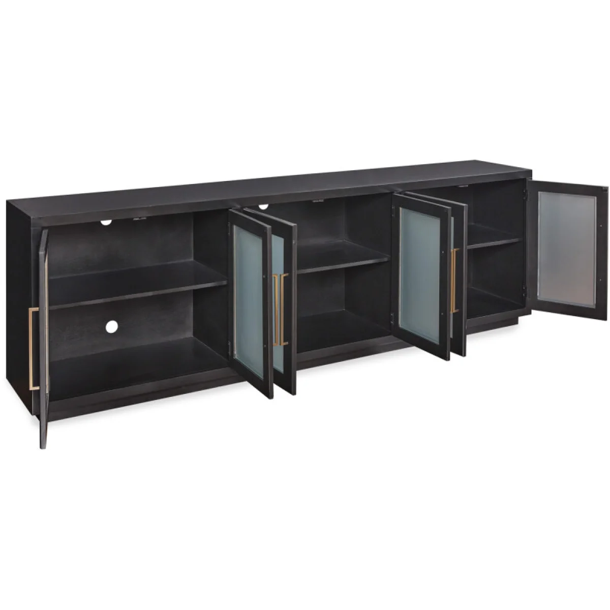 Perry 97″ Console W/ 6 Doors Entertainment Stands Aspen Home 12