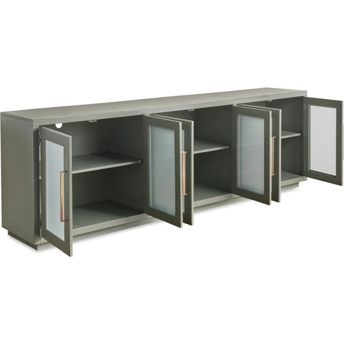 Perry 97″ Console W/ 6 Doors Entertainment Stands Aspen Home 13