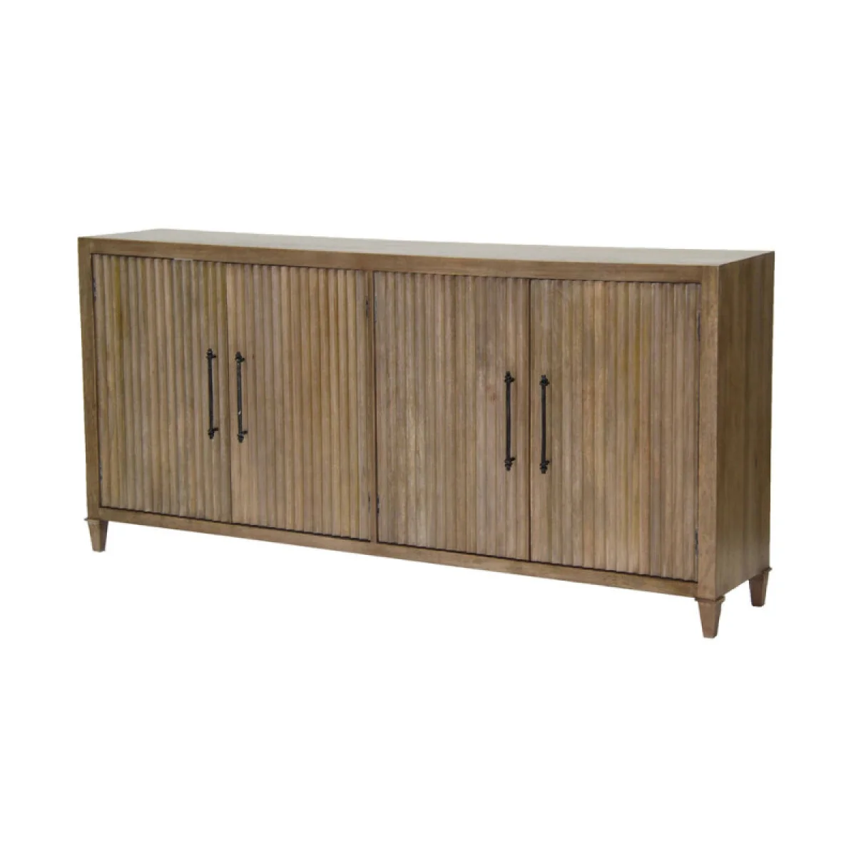 Crossings Maldives 76 In. Tv Console Entertainment Stands Brown 6