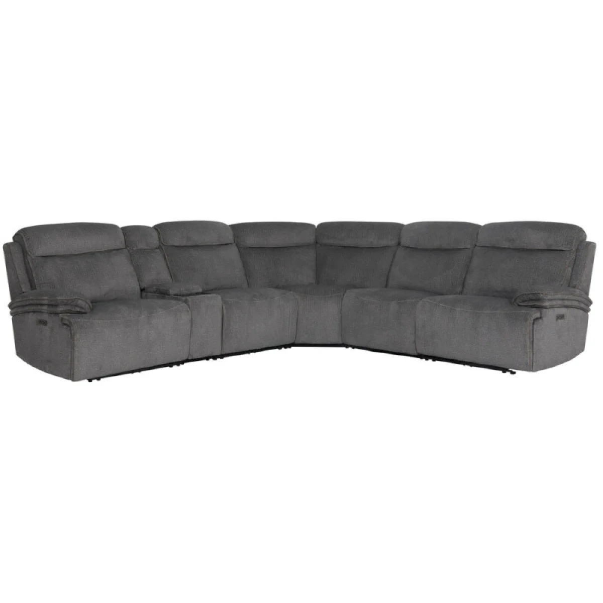 Alpine – Airy Midnight 6pc Zero Gravity Modular Power Reclining Sectional Recliners Airy Midnight 10
