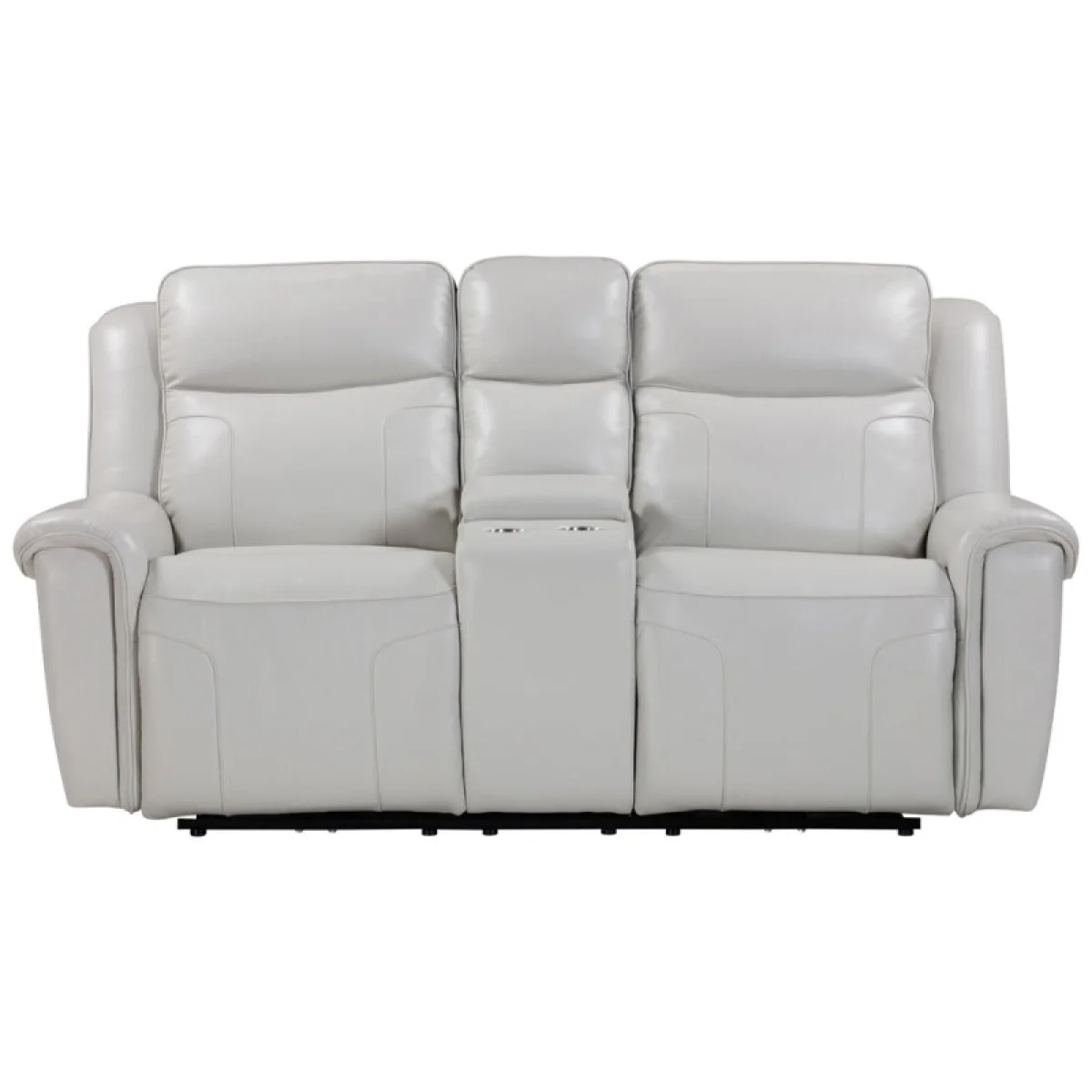 Atlantis – Whisper Ivory Power Zero Gravity Console Loveseat Recliners Cream 7