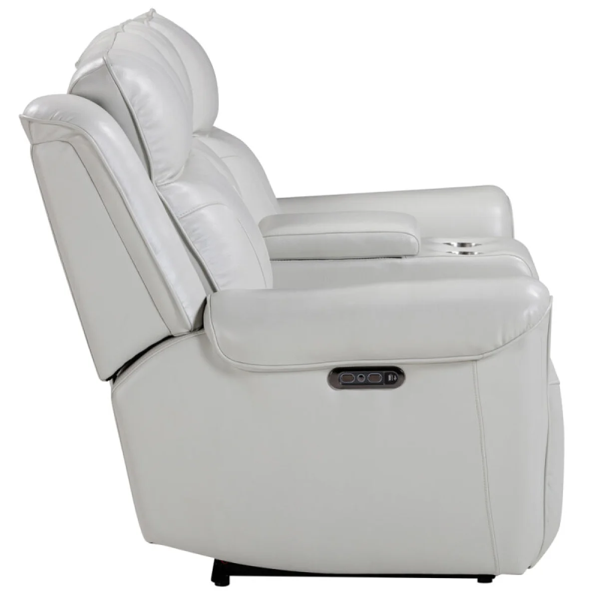 Atlantis – Whisper Ivory Power Zero Gravity Console Loveseat Recliners Cream 11