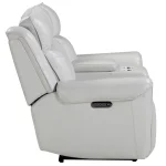 Atlantis – Whisper Ivory Power Zero Gravity Console Loveseat Recliners Cream 19