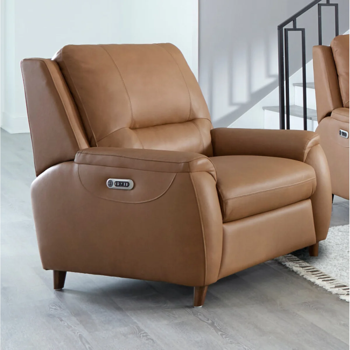 Austin – Caramel Cream Power Recliner Recliners Brown 4