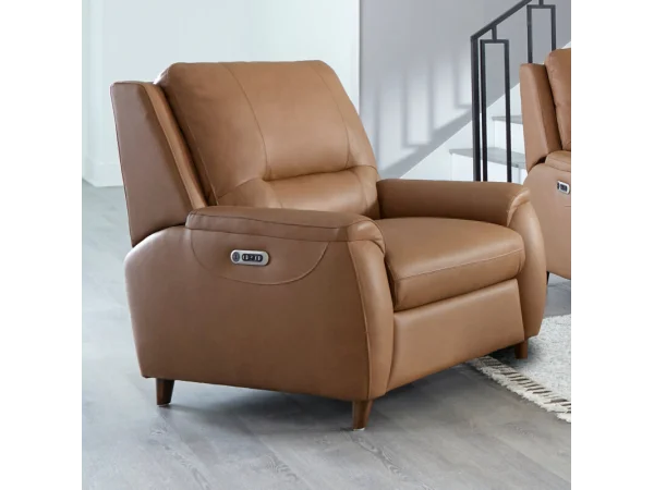 Austin – Caramel Cream Power Recliner Recliners Brown