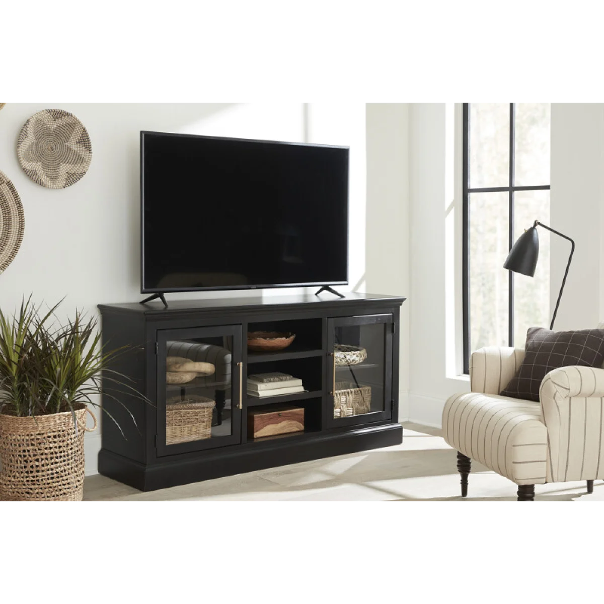 Byron 66″ Console W/ 2 Doors Entertainment Stands Aspen Home 6