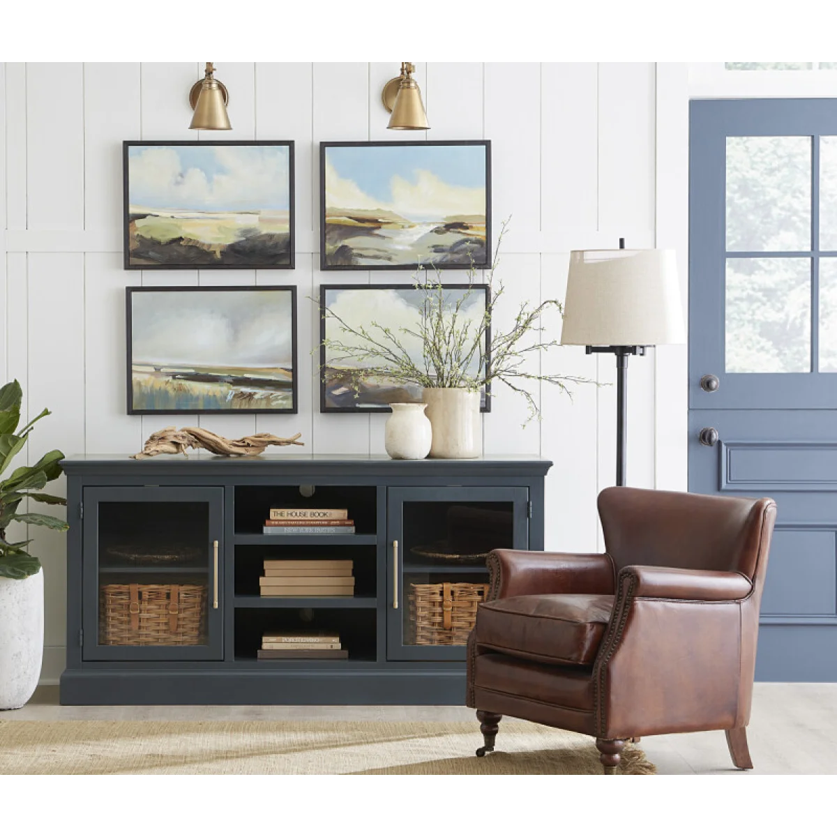 Byron 66″ Console W/ 2 Doors Entertainment Stands Aspen Home 8