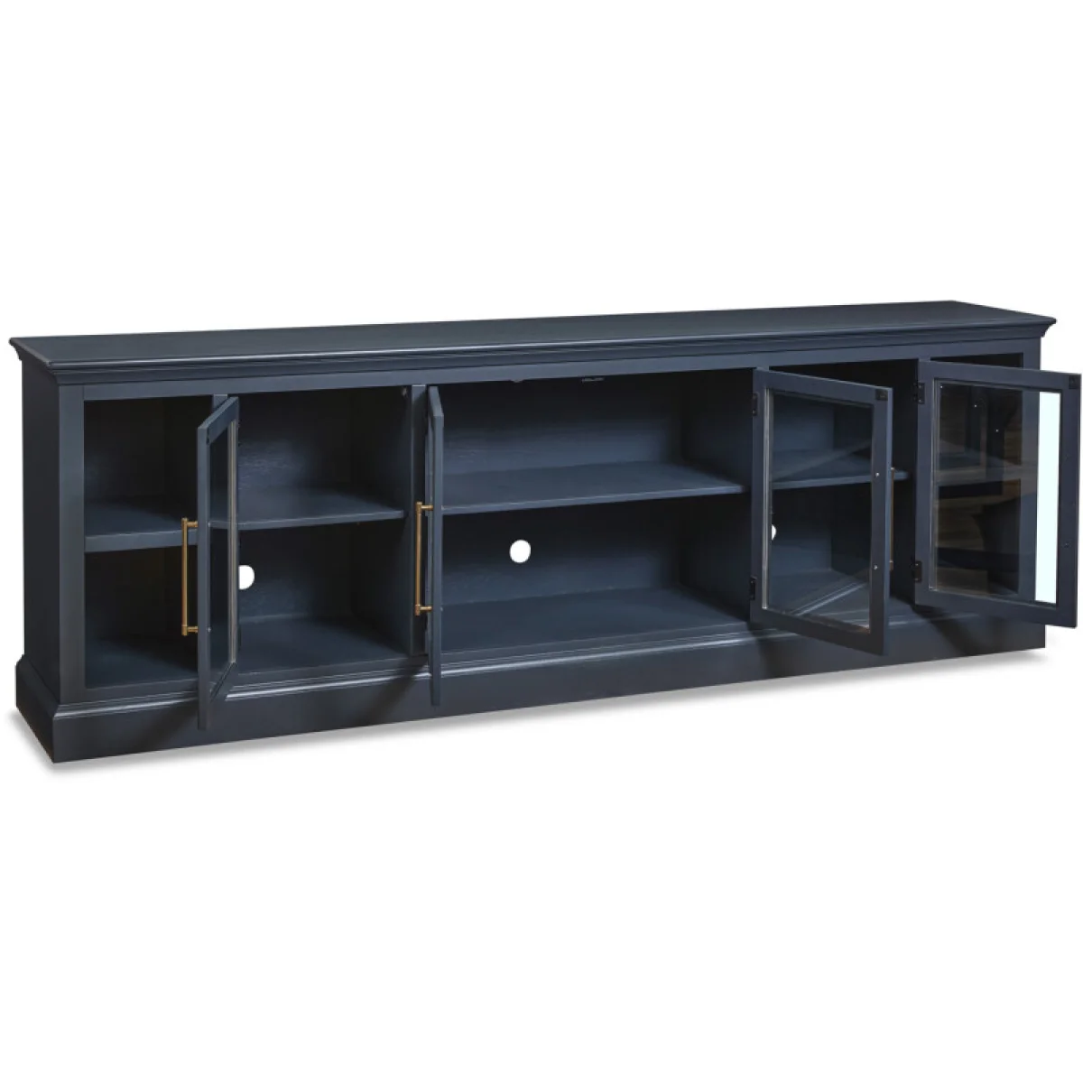 Byron 98″ Console W/ 4 Doors Entertainment Stands Aspen Home 10