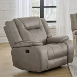 Blake – Desert Taupe Manual Glider Recliner Recliners Brown 15
