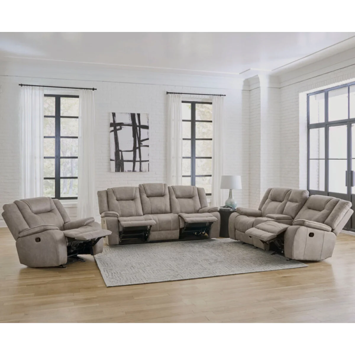 Blake – Desert Taupe Manual Glider Recliner Recliners Brown 14