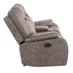 Blake – Desert Taupe Manual Console Loveseat Recliners Brown 20