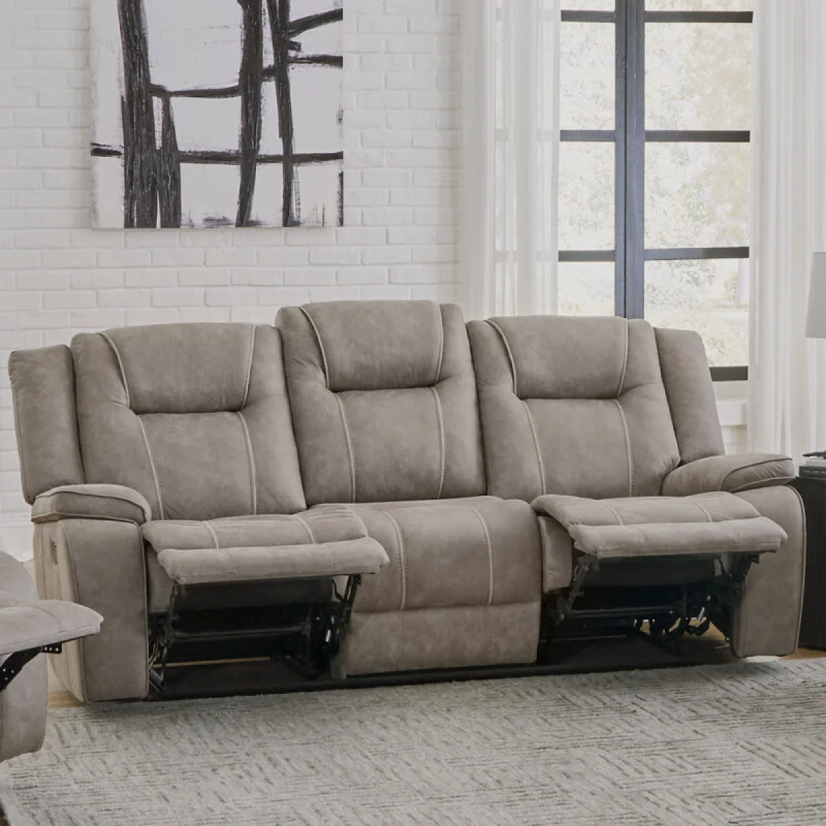 Blake – Desert Taupe Manual Sofa Recliners Brown 4