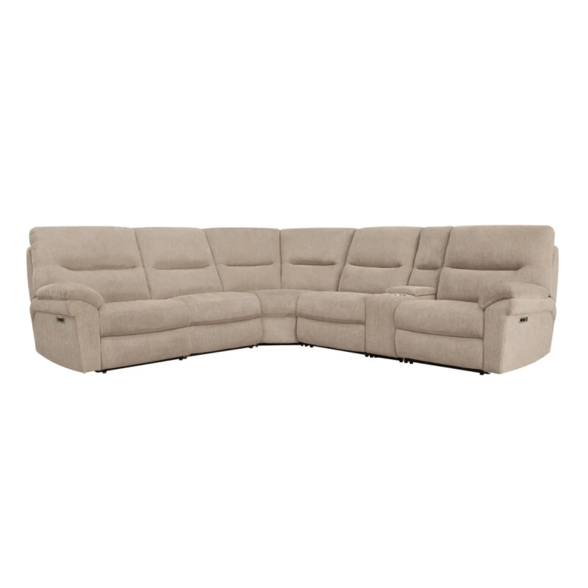 Bryant – Ruffles Wicker 6pc Package A (811lph, 810p, 850, 840, 860, 811rph) Recliners Brown 4