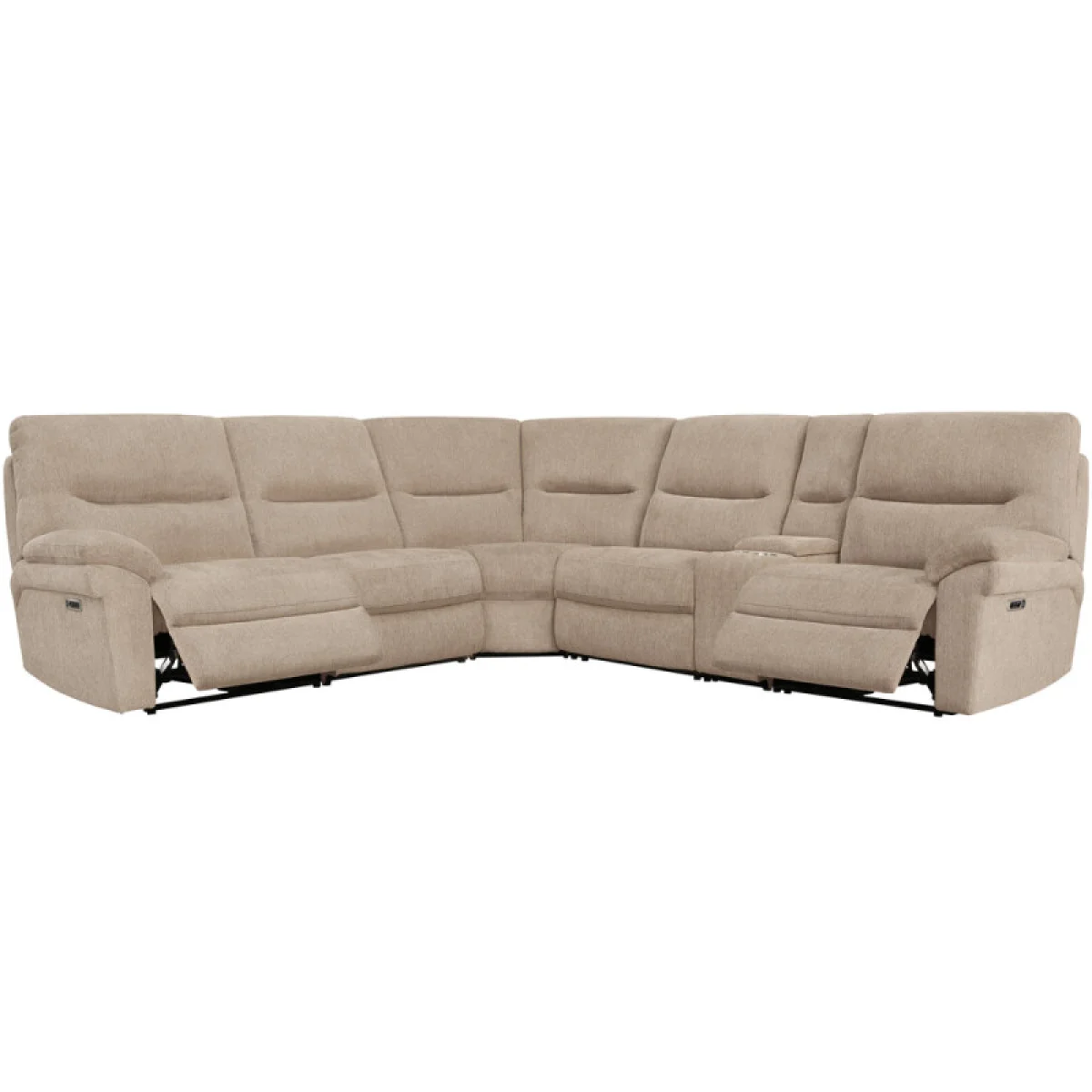 Bryant – Ruffles Wicker 6pc Package A (811lph, 810p, 850, 840, 860, 811rph) Recliners Brown 6