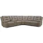 Caldwell – Tahoe Fog 6pc Modular Power Reclining Sectional Recliners Green 23 Caldwell – Tahoe Fog 6pc Modular Power Reclining Sectional Recliners Green 23