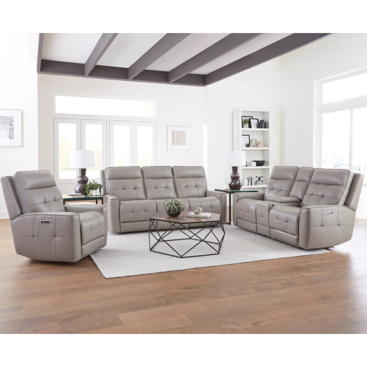 Canterbury – Pewter Power Zero Gravity Recliner Recliners Gray 11