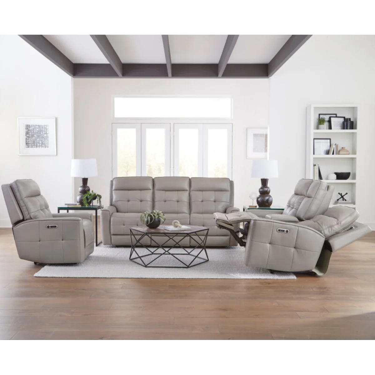 Canterbury – Pewter Power Zero Gravity Recliner Recliners Gray 13
