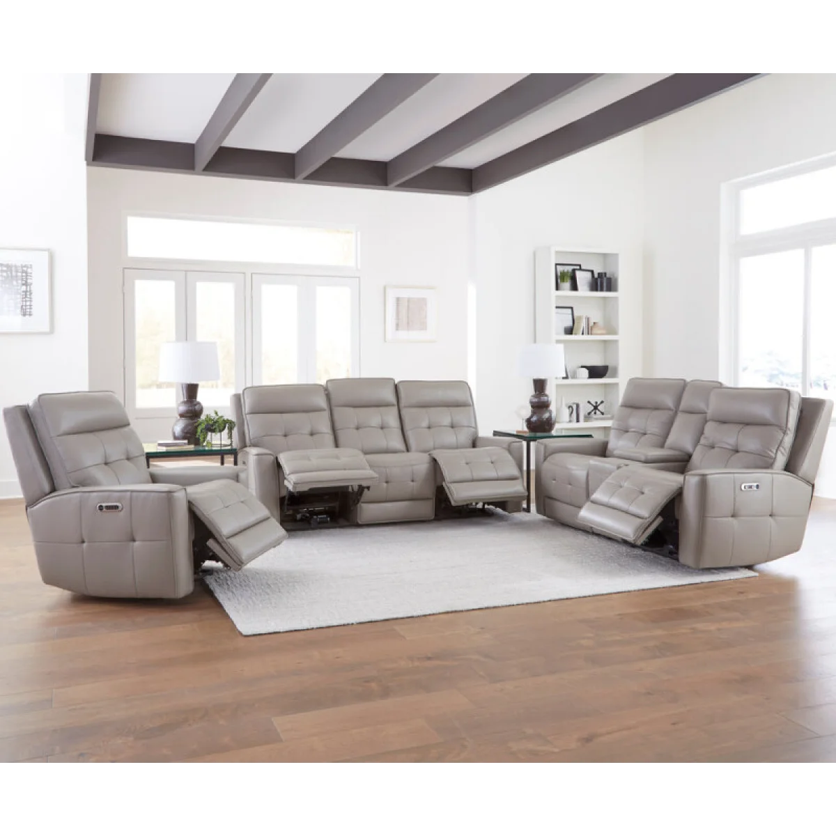 Canterbury – Pewter Power Zero Gravity Recliner Recliners Gray 15