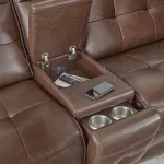 Canterbury – Acorn Power Zero Gravity Console Loveseat Recliners Acorn 18