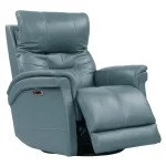 Carnegie – Verona Azure – Powered By Freemotion Power Cordless Swivel Glider Recliner Recliners blue 27