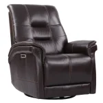 Carnegie – Verona Coffee – Powered By Freemotion Power Cordless Swivel Glider Recliner Recliners Brown 20